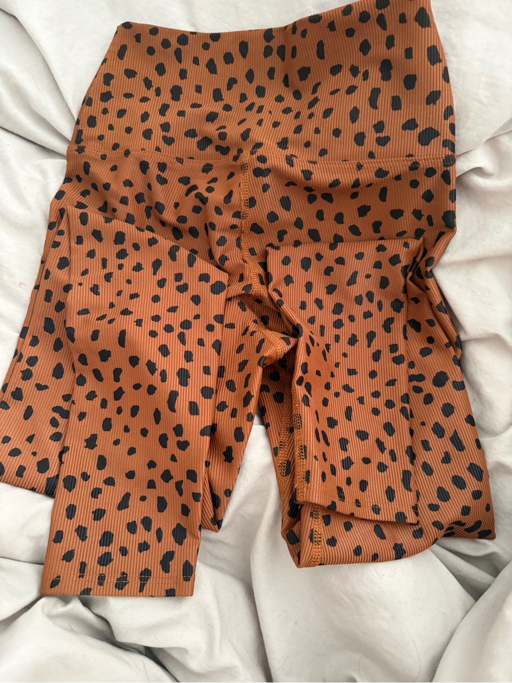 Beach Riot Leopard print  Athletic Set - Racerback tank & leggings-28", sz S,euc - Picture 10 of 13